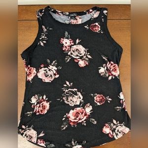 Floral Tank Top, Size M